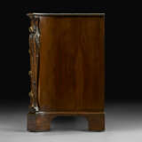 A PAIR OF GEORGE III MAHOGANY SERPENTINE COMMODES - photo 13