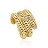 BULGARI DIAMOND AND GOLD 'SPIGA' BRACELET - photo 1