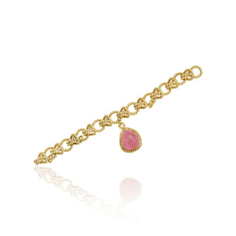 NO RESERVE | TOURMALINE AND GOLD BRACELET - Foto 1