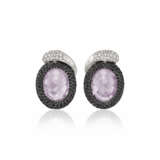 NO RESERVE | DE GRISOGONO SET OF KUNZITE, COLORED DIAMOND AND DIAMOND REVERSIBLE JEWELRY - фото 5