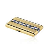 BOUCHERON ART DECO ENAMEL, ONYX AND GOLD CIGARETTE CASE - photo 1