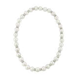 SET OF CULTURED PEARL AND DIAMOND NECKLACES - Foto 7