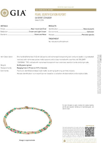 BULGARI NATURAL PEARL, MULTI-GEM AND DIAMOND NECKLACE - photo 3