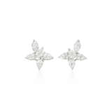 NO RESERVE | DIAMOND CLUSTER EARRINGS - photo 1