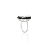 DIAMOND AND ONYX RING - photo 4