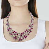 COLLIER RUBIS ET DIAMANTS - photo 5