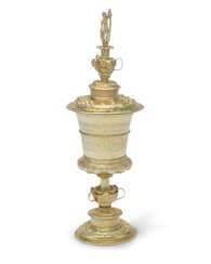 AN ELIZABETH I SILVER-GILT CUP AND COVER