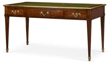 A LOUIS XVI ORMOLU-MOUNTED GON&#199;ALO ALVES BUREAU PLAT