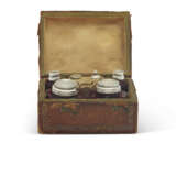 A GERMAN SILVER AND RUBY GLASS WRITING SET - photo 2