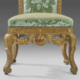 A PAIR OF GEORGE II WALNUT AND PARCEL-GILT SIDE CHAIRS - photo 7