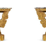 A PAIR OF GEORGE II STYLE GILTWOOD CONSOLES - photo 4