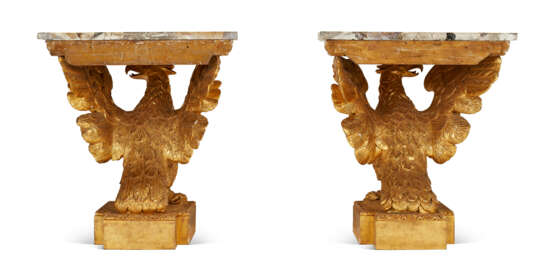 A PAIR OF GEORGE II STYLE GILTWOOD CONSOLES - photo 5