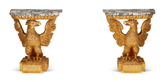 A PAIR OF GEORGE II STYLE GILTWOOD CONSOLES - photo 6