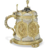 A GERMAN PARCEL-GILT SILVER TANKARD - photo 5