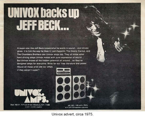 UNIVOX, WESTBURY, NEW YORK, CIRCA 1970 - photo 7