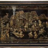 A CHINESE GILT AND LACQUER TABLE SCREEN, MOUNTED AS A LOW TABLE - photo 3