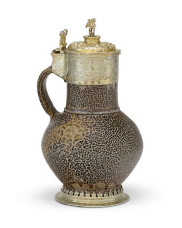 AN ELIZABETH I SILVER-GILT-MOUNTED TIGERWARE JUG - photo 2