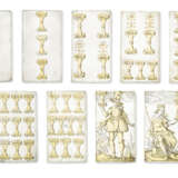 AN EXTREMELY RARE SET OF GERMAN PARCEL-GILT SILVER PLAYING CARDS - photo 4