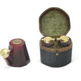 A GERMAN SILVER-GILT AND RUBY GLASS WRITING SET - photo 3