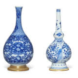 TWO ORMOLU-MOUNTED CHINESE PORCELAIN BLUE AND WHITE VASES - photo 1