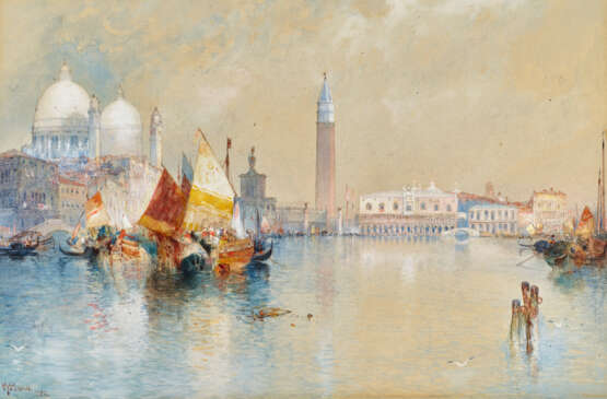 THOMAS MORAN (1837-1926) - Foto 1