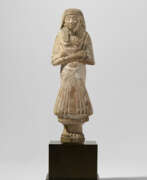 Art ancien. AN EGYPTIAN LIMESTONE OVERSEER SHABTI