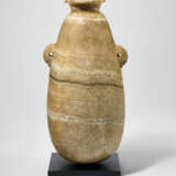 A LARGE EGYPTIAN ALABASTER ALABASTRON - photo 1