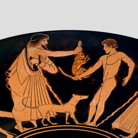 AN ATTIC RED-FIGURED KYLIX - photo 8