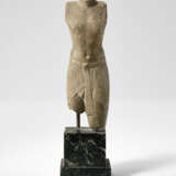 AN EGYPTIAN LIMESTONE SCULPTOR`S MODEL OF A STRIDING OFFICIAL - photo 1