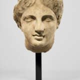 A GREEK MARBLE HEAD OF A WOMAN - photo 3