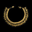 A GREEK GOLD STRAP NECKLACE - Auction prices