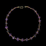 AN EGYPTIAN AMETHYST BEAD NECKLACE - photo 2