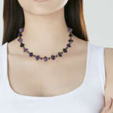 AN EGYPTIAN AMETHYST BEAD NECKLACE - photo 3