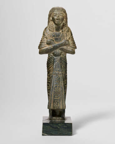 AN EGYPTIAN STEATITE OVERSEER SHABTI FOR AMENEMOPE - photo 1