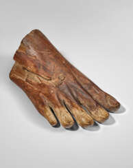 AN EGYPTIAN WOOD RIGHT FOOT