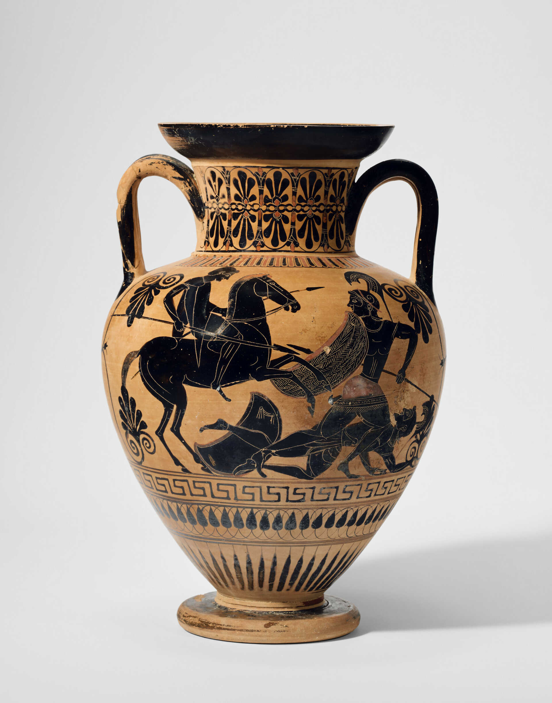 AN ATTIC BLACK-FIGURED NECK-AMPHORA