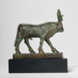 AN EGYPTIAN ELECTRUM-INLAID BRONZE APIS BULL - Сейчас на аукционе