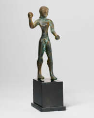 AN ETRUSCAN BRONZE WARRIOR