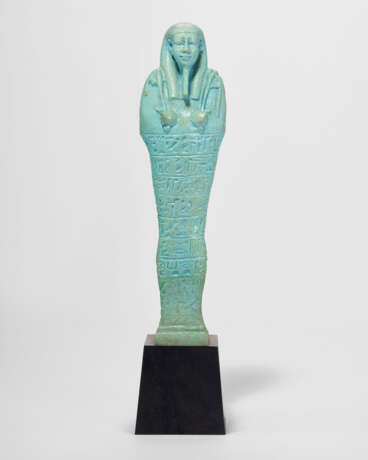 AN EGYPTIAN FAIENCE SHABTI FOR NESBANEBDJED - photo 1