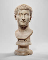 A ROMAN MARBLE PORTRAIT HEAD OF A MAN