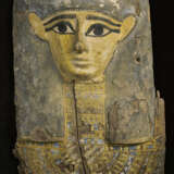 AN EGYPTIAN PAINTED WOOD COFFIN LID - photo 1