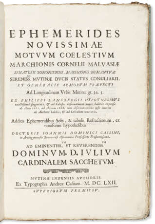 Ephemerides novissimae motuum coelestium - Foto 2