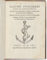 Thomas Digges's copy of Ptolemy's Analemma