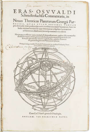 Commentaria in novas theoricas planetarum Georgii Purbachii - Foto 1