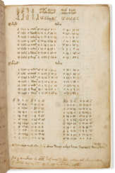 Astronomical tables for 1349-1386