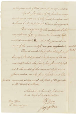 Appealing on behalf of a Continental Army officer for reimbursement - фото 1