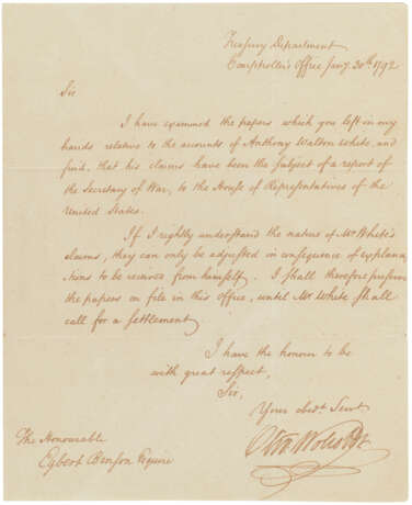 Appealing on behalf of a Continental Army officer for reimbursement - фото 5