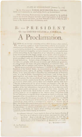 Proclamation of Thanksgiving at the end of the Whiskey Rebellion - фото 1