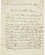 Vereinigte Staaten. A rare autograph letter signed