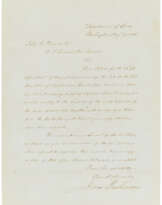 Two letters signed as Secretary of State